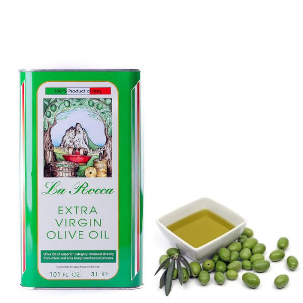 Latta da 3 litri di olio d’oliva siciliano La Rocca